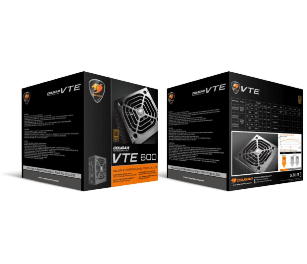 Cougar VTE 600W 80 Plus Bronze - 1069354 - zdjęcie 8